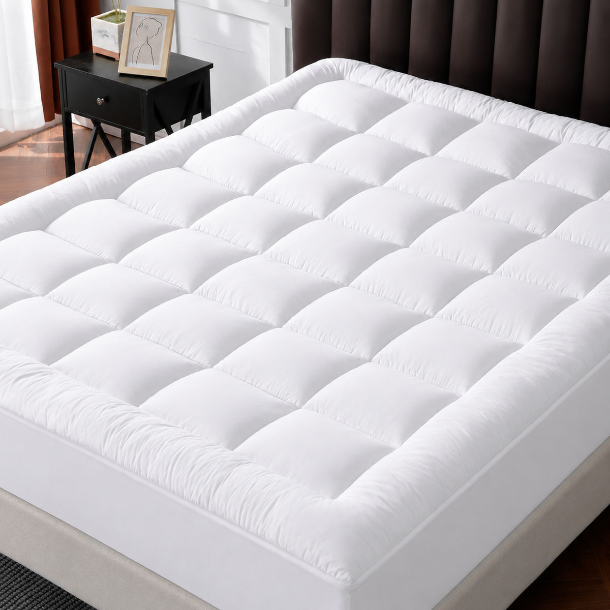 Auralino Holdloft™ Mattress Topper — 10cm Cloud Comfort That Stays 10c